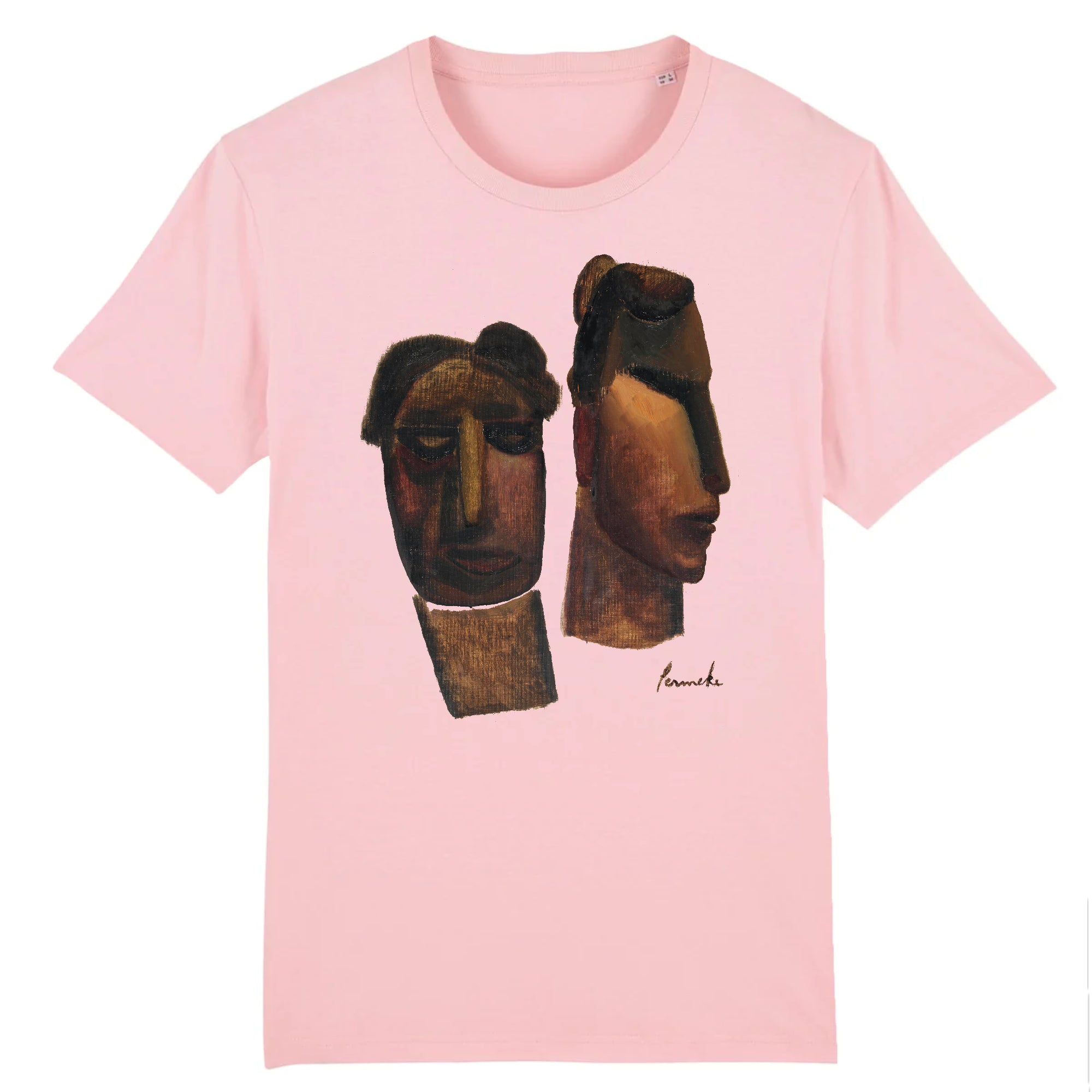 Primitive Heads by Constant Permeke, 1924 - Organic Cotton T-Shirt