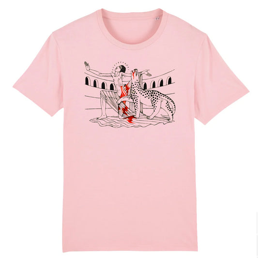 The Martyrdom of St Saturus by Eric Gill, 1928 - Organic Cotton T-Shirt