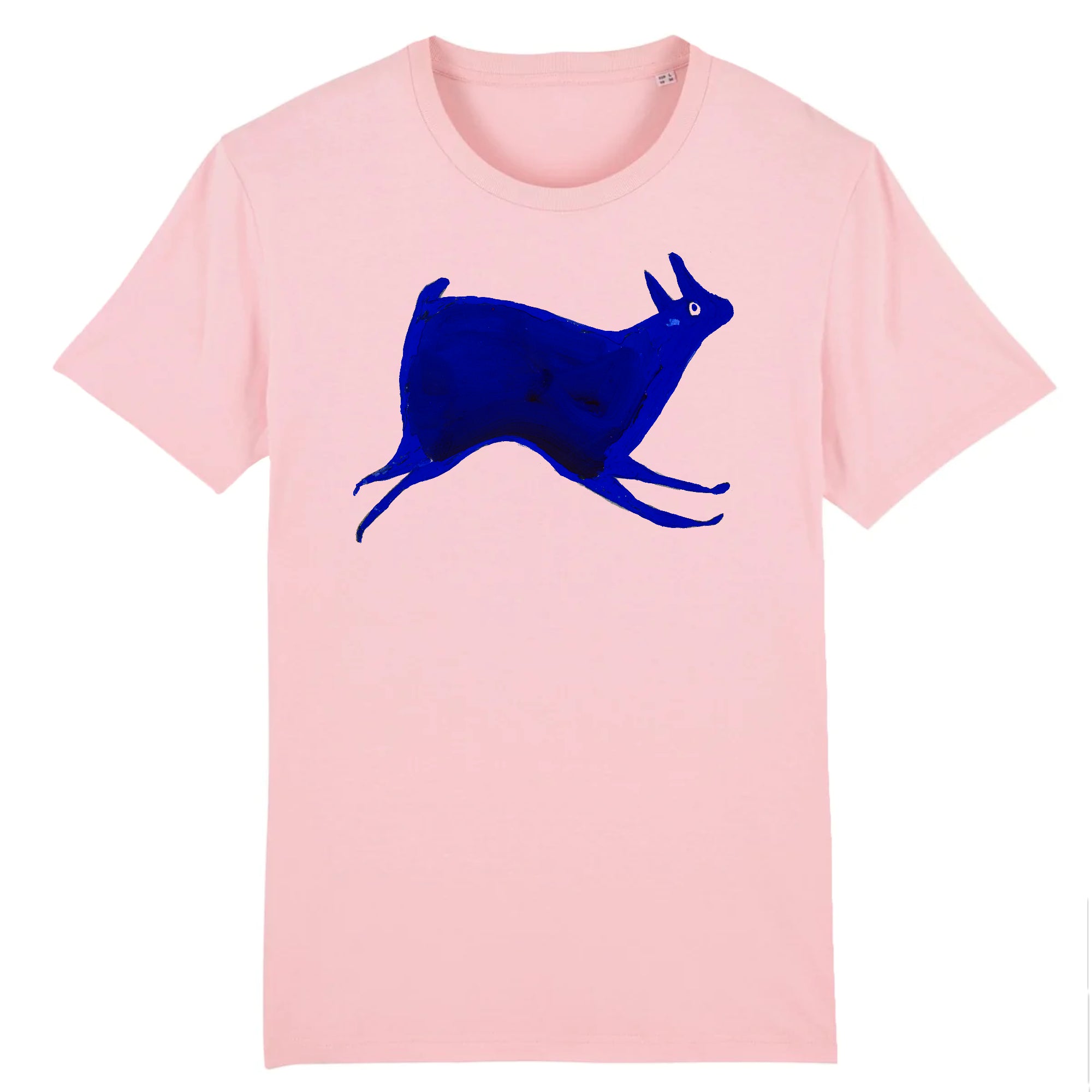 Blue Rabbit by Bill Traylor c.1941 - Organic Cotton T-Shirt