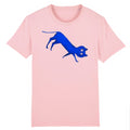 Blue Cat by Bill Traylor, c.1941 - Organic Cotton T-Shirt