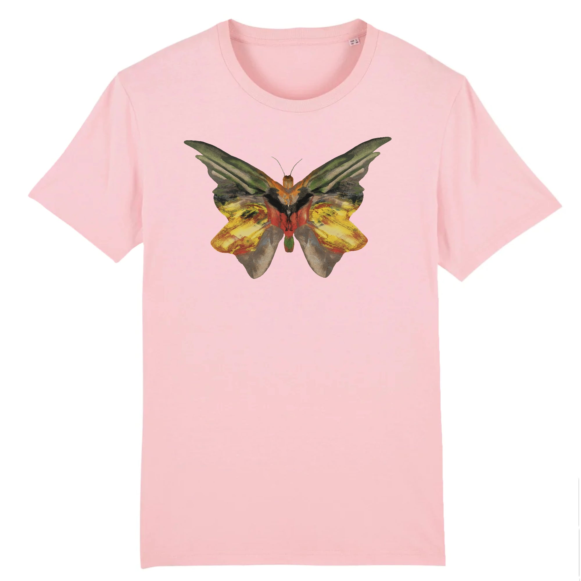 Butterfly 1 by Albert Bierstadt, c.1890 - Organic Cotton T-Shirt