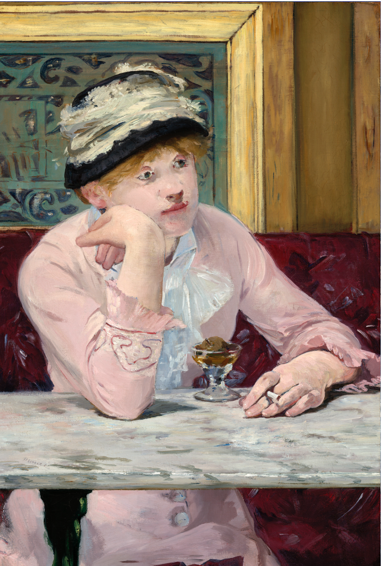 Plum Brandy de Edouard Manet, 1877 - Postal