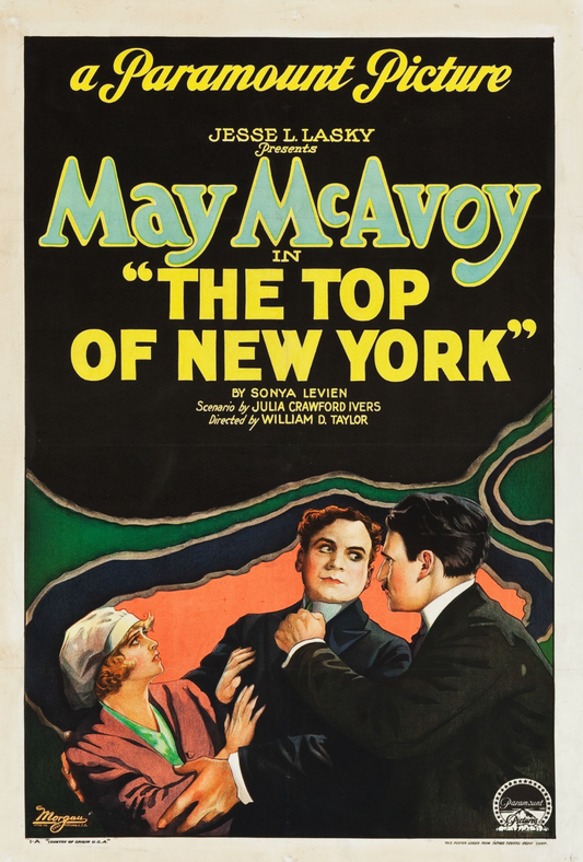 Top of New York directed by William Desmond Taylor, 1922 - Postcard