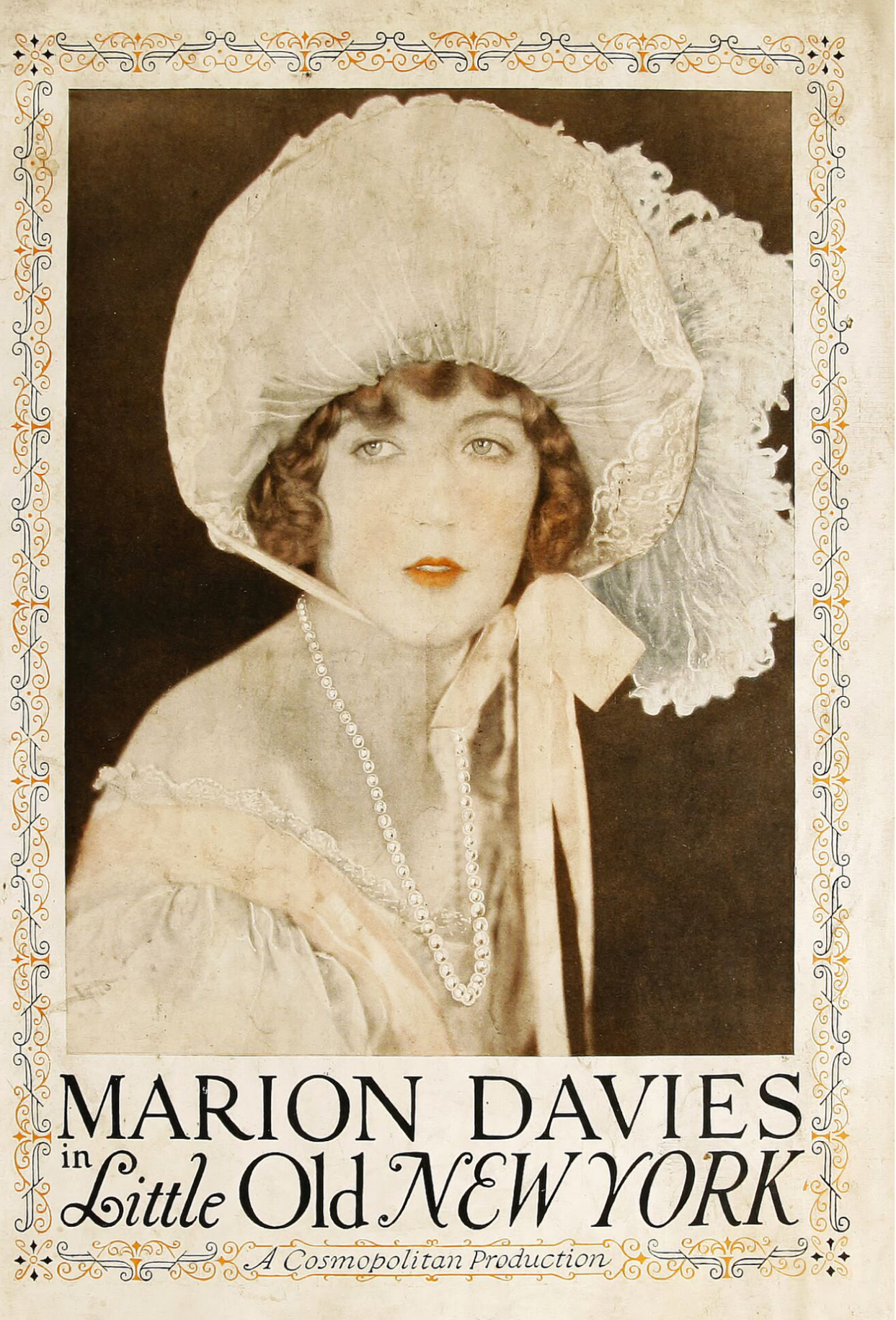 Little Old New York avec Marion Davies, 1923 - Carte postale