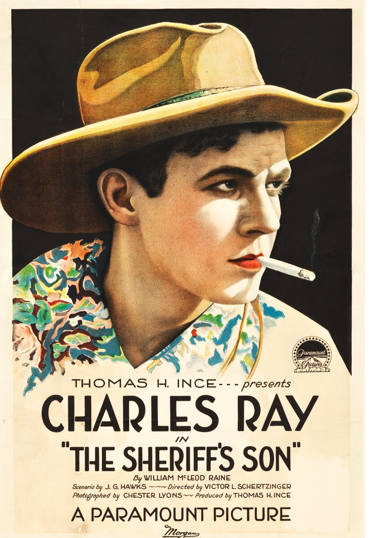 El hijo del sheriff dirigida por Victor Schertzinger, 1919 - Postal