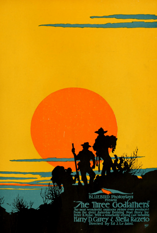 Les Trois Parrains, 1916 - Carte postale