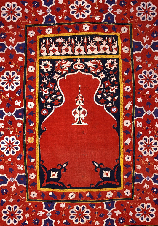 Patrón de alfombra de oración, c.1690 - Papel de regalo