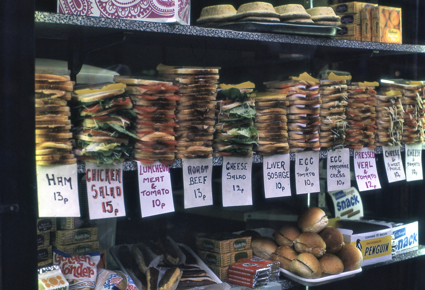 Sandwiches, London, 1972 - Postcard