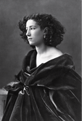 Sarah Bernhardt by Nadar, 1864 - Postcard