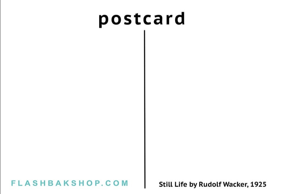 Bodegón de Rudolf Wacker, 1925 - Postal