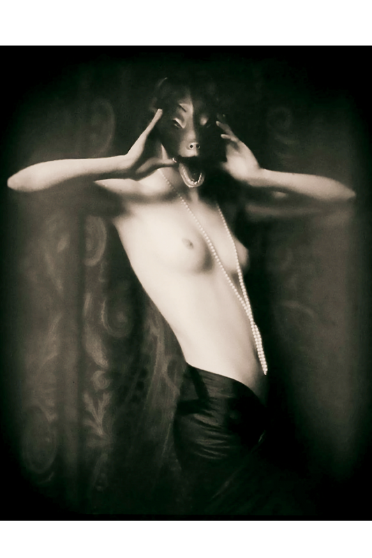 Study of a Japanese Noh Dancer by Mario von Bucovich - c.1926 - Postcard