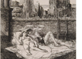 Sunbathers on the Roof de John Sloan, 1941 - Carte postale