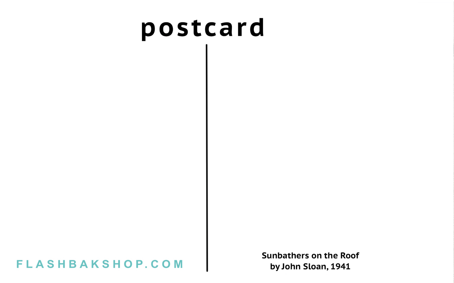 Sunbathers on the Roof de John Sloan, 1941 - Carte postale