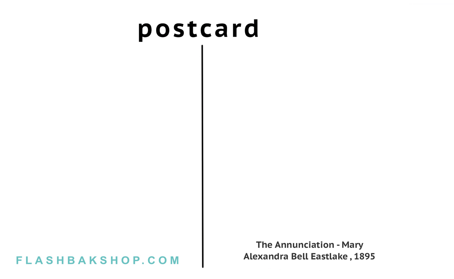 L'Annonciation b Mary Alexandra Bell Eastlake, 1895 - Carte postale