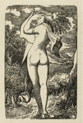 La bacante de Edward Calvert, c.1850 - Postal