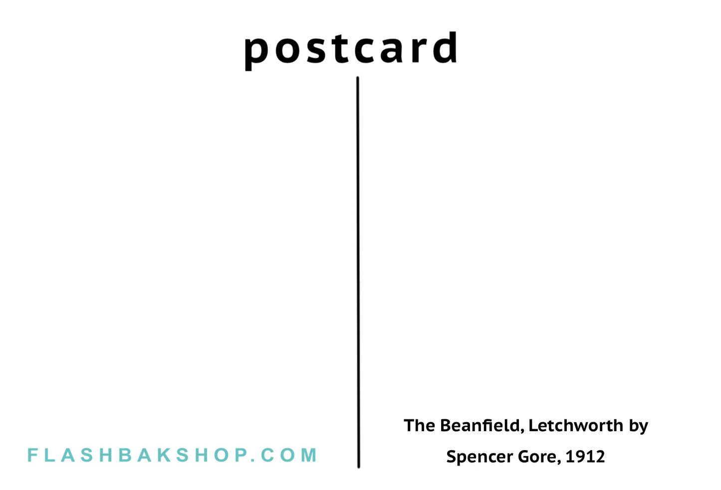 Le Beanfield, Letchworth par Spencer Gore, 1912 - Carte postale