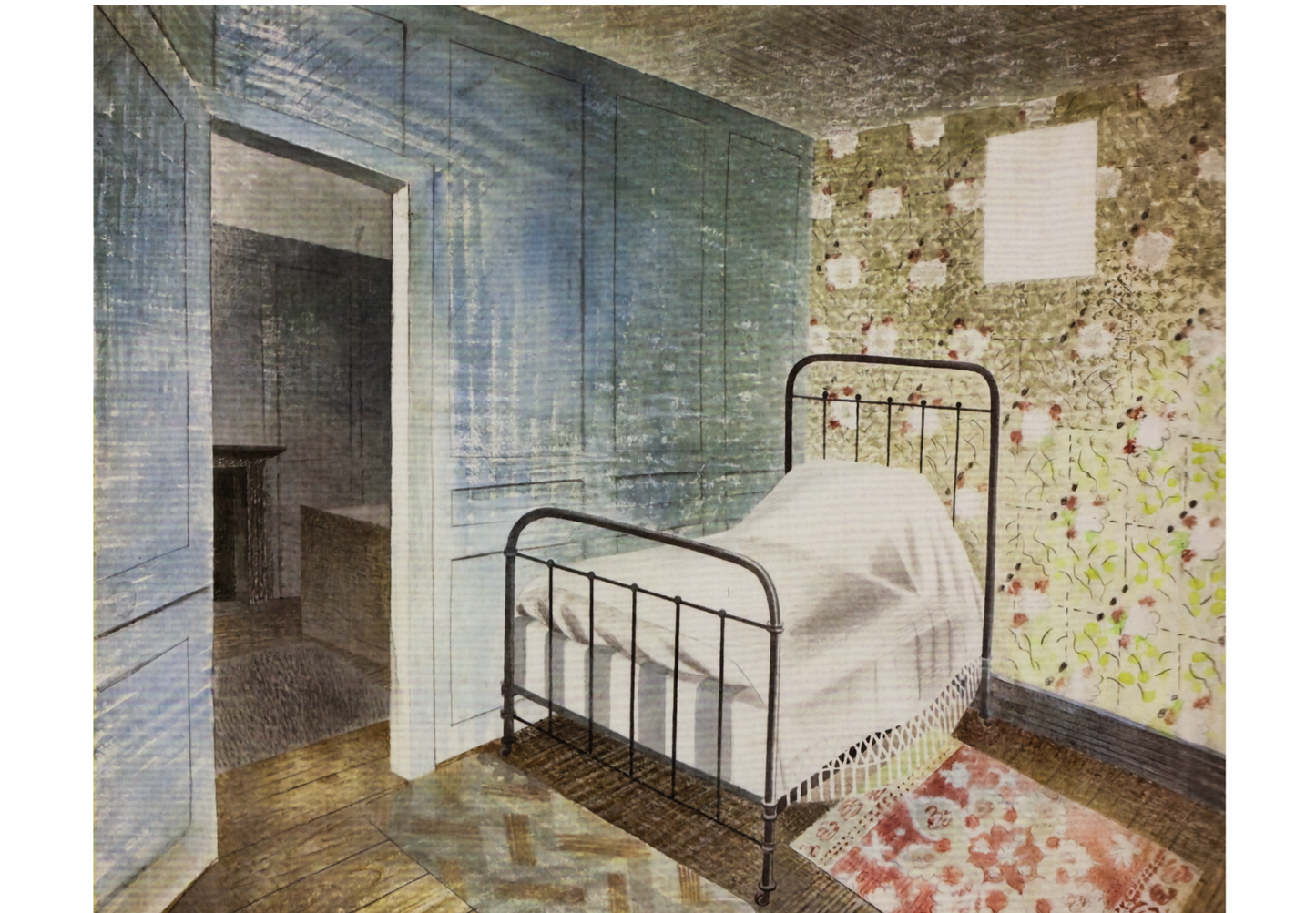 The Bedhead by Eric Ravilious, 1939 - Postcard