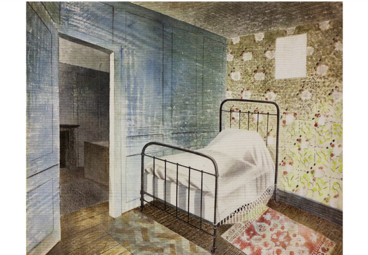 La Tête de lit d'Eric Ravilious, 1939 - Carte postale