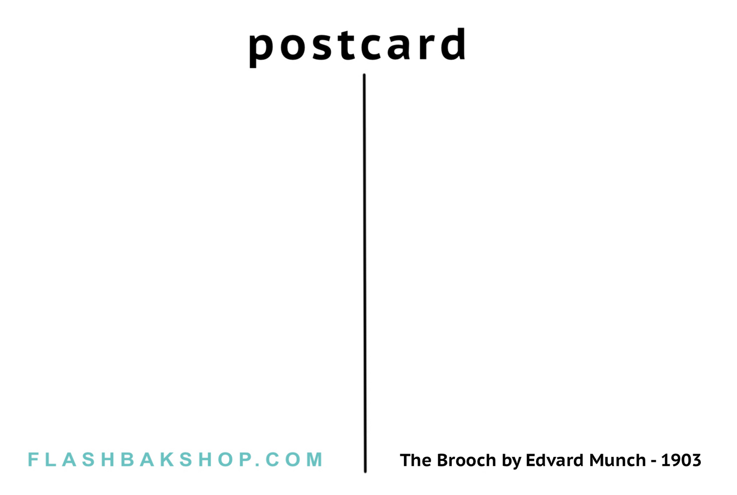 La Broche d'Edvard Munch, 1903 - Carte postale