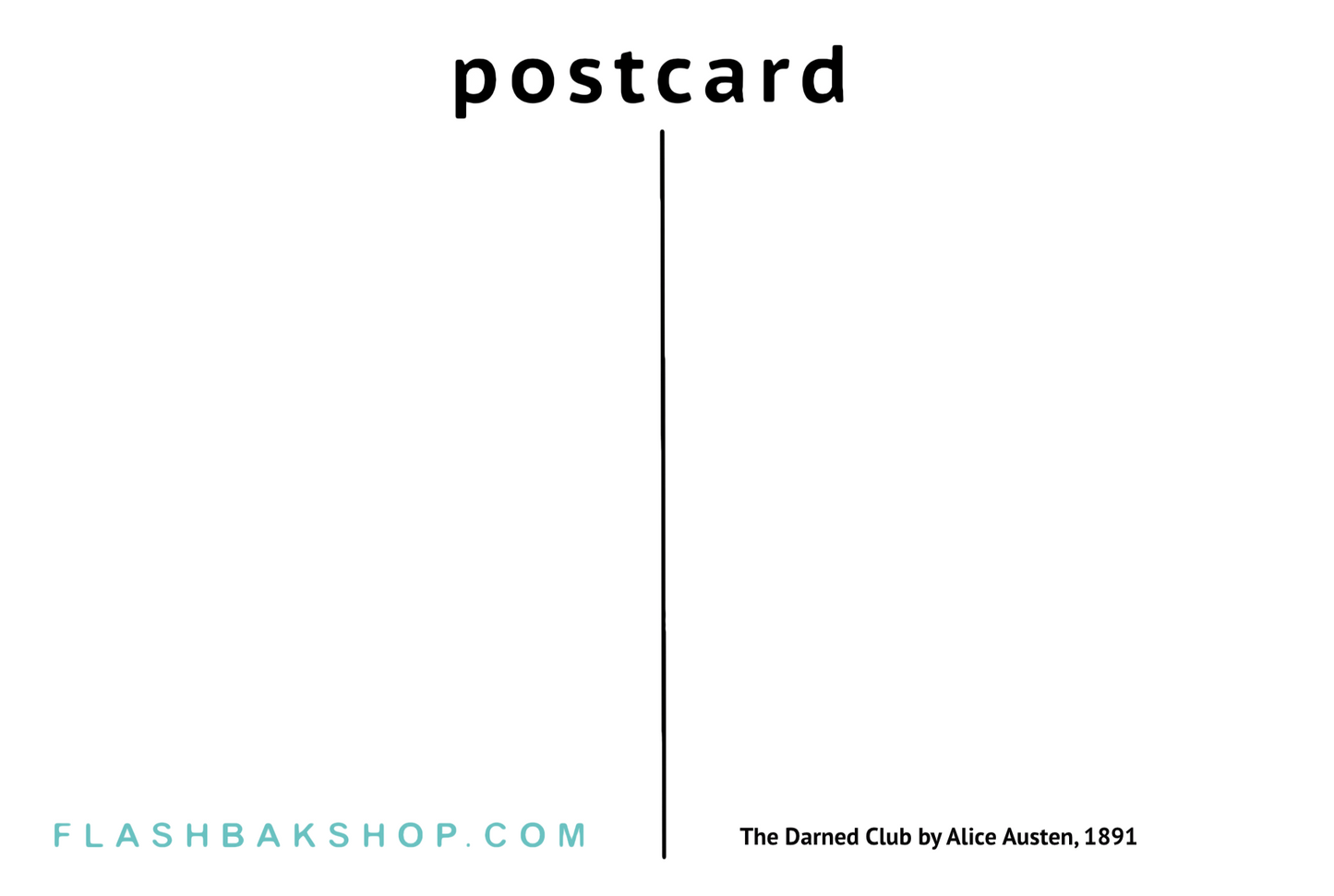 The Darned Club by Alice Austen, 1891 - Postcard