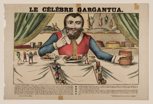 Le célèbre Gargantua par un artiste inconnu - Carte postale