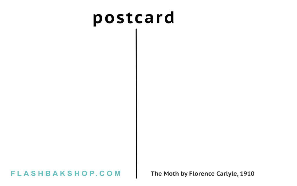 The Moth by Florence Carlyle, 1910 - Postcard