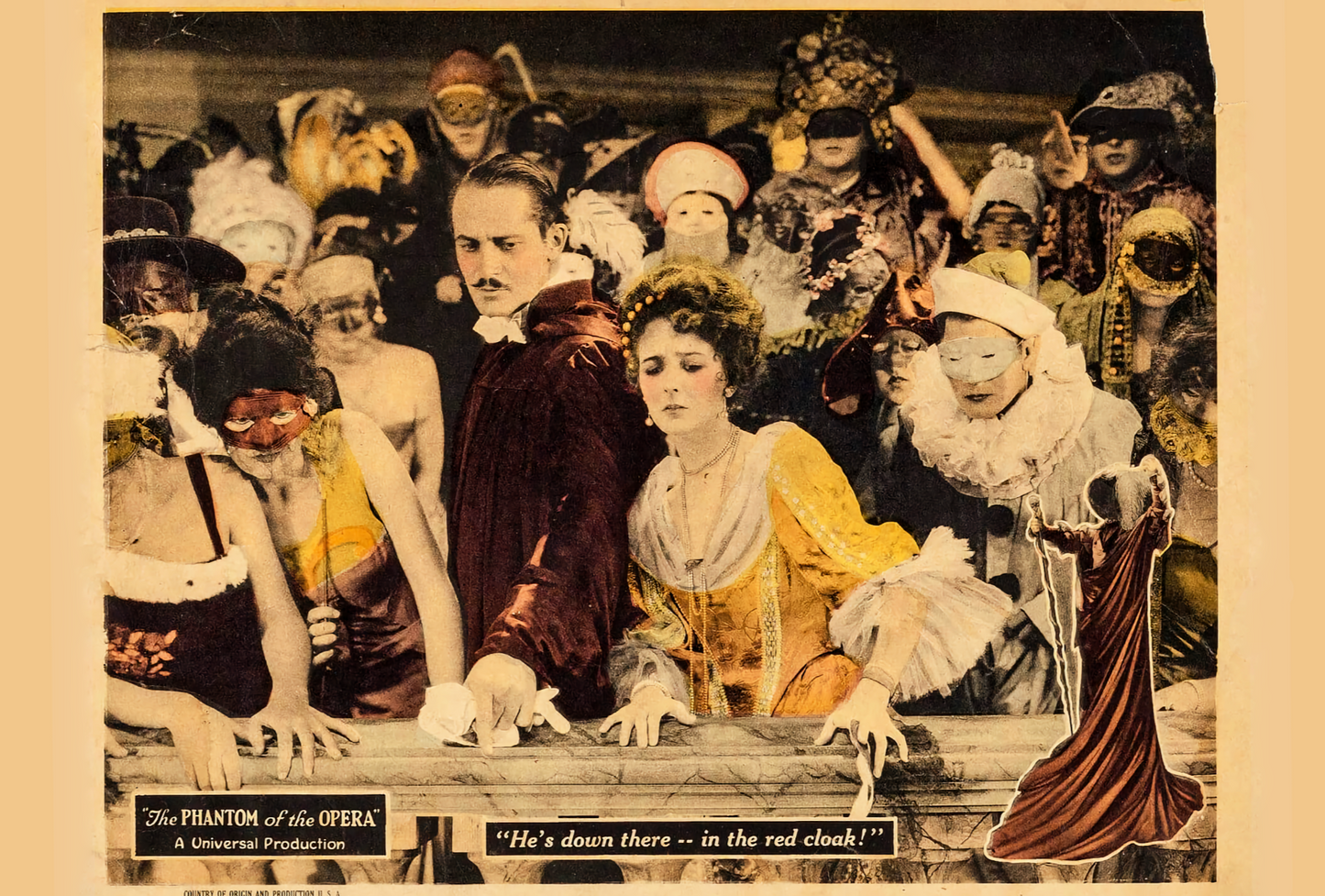 The Phantom of the Opera, 1925 - postcard