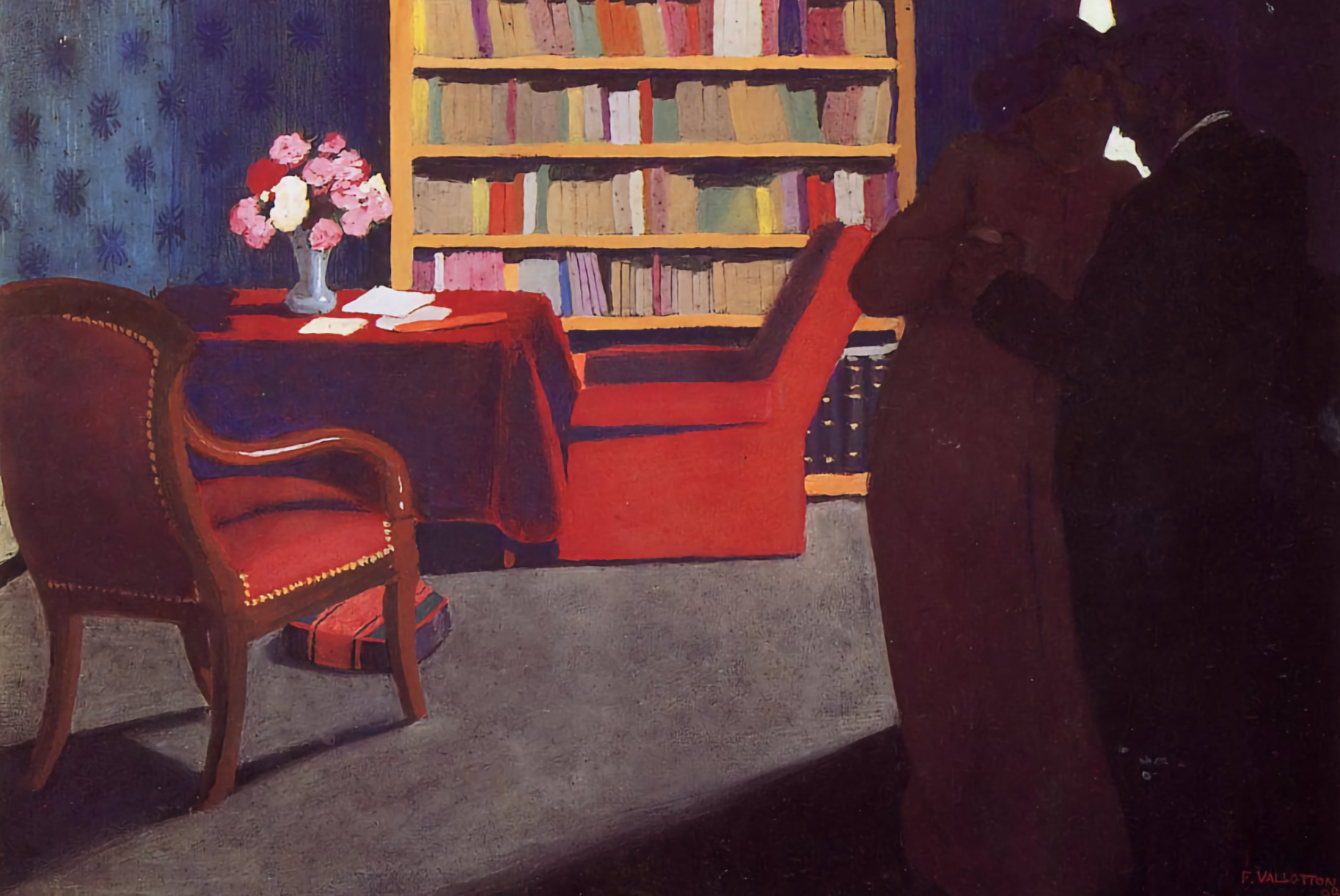 The Private Conversation by Félix Vallotton, 1898 - Postcard