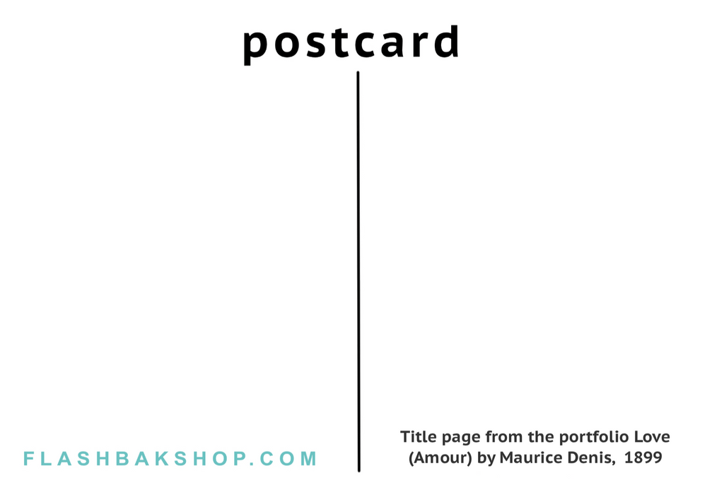 Love (Amour) by Maurice Denis, 1899 - Postcard