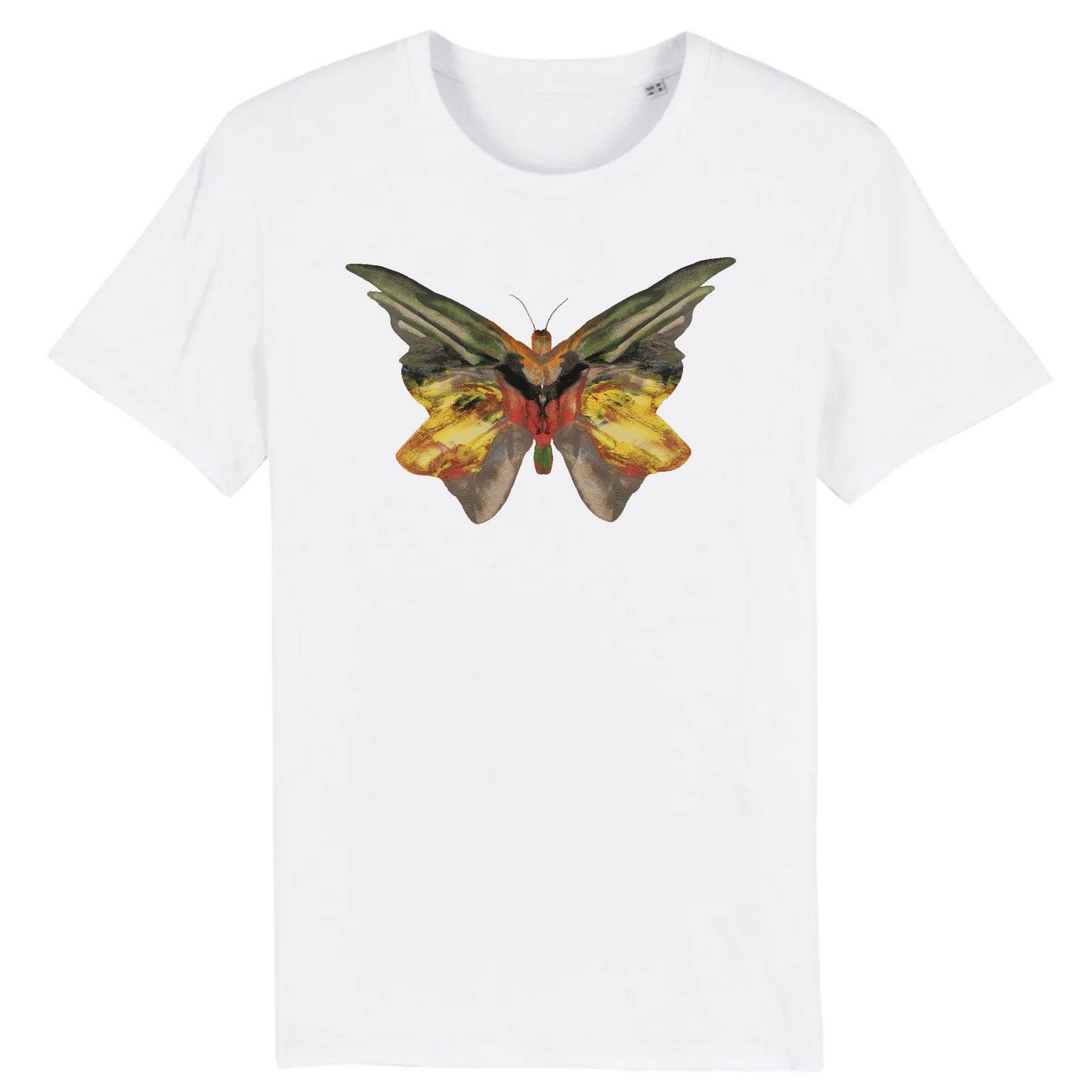 Mariposa 1 de Albert Bierstadt, c.1890 - Camiseta de algodón orgánico