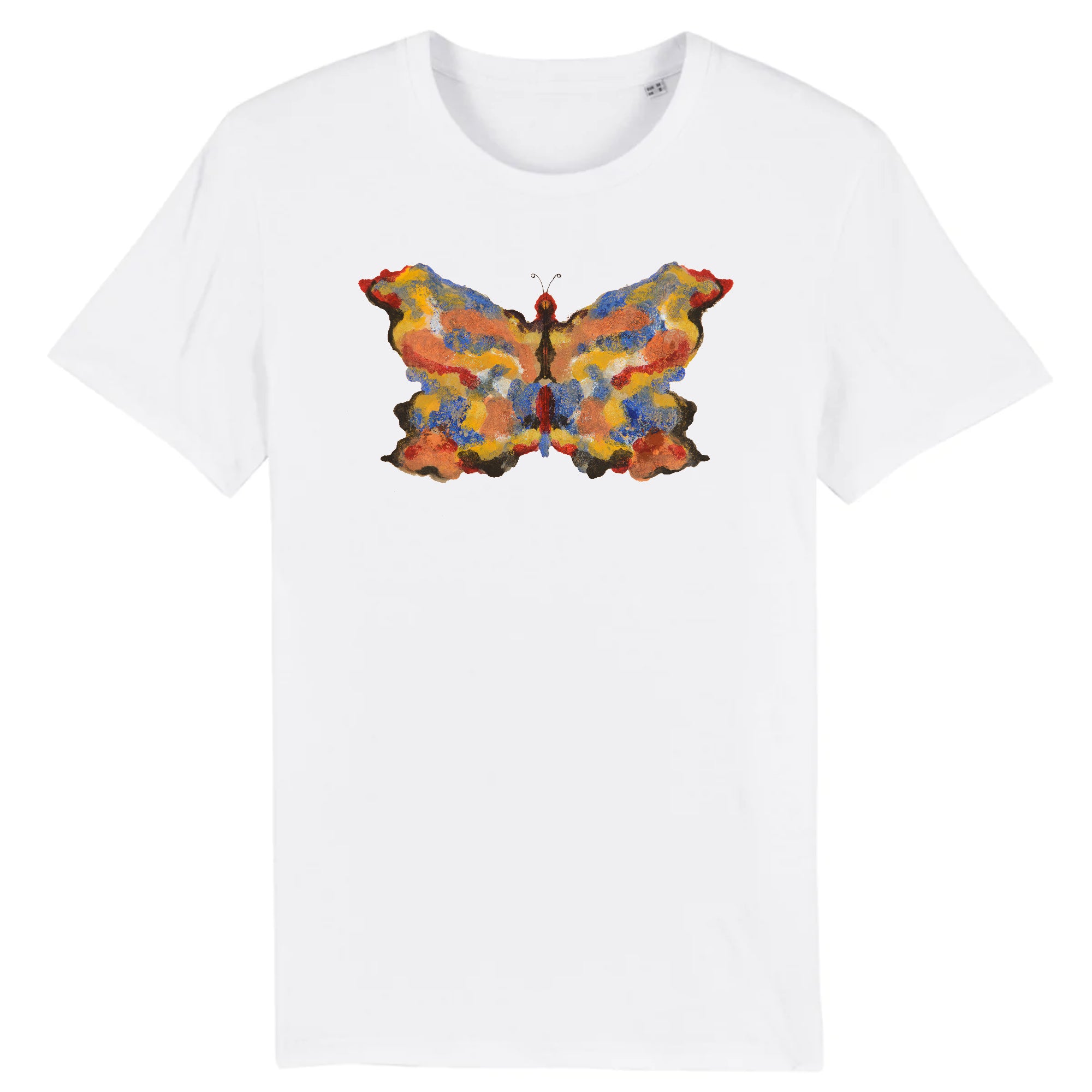 Butterfly 8 by Albert Bierstadt, 1890 - Organic Cotton T-Shirt