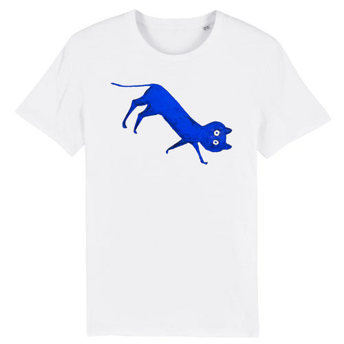 Gato azul de Bill Traylor, c.1941 - Camiseta de algodón orgánico 
