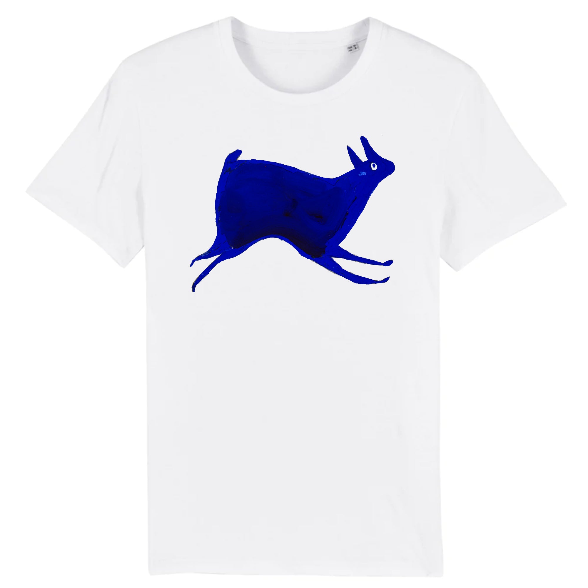 Blue Rabbit by Bill Traylor c.1941 - Organic Cotton T-Shirt