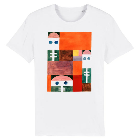 Abstract Motif (masks),Sophie Taeuber-Arp, 1917 - Organic Cotton T-Shirt