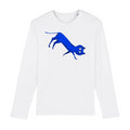 Blue Cat by Bill Traylor, c.1941 - Organic Cotton Long-Sleeve T-Shirt