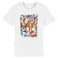 Composition of Quadrangular Polychrome Dense Strokes by Sophie Taeuber-Arp, 1920 - Organic Cotton T-Shirt