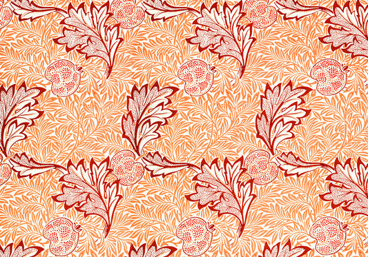 Apple pattern by William Morris, 1877 - Wrapping Paper