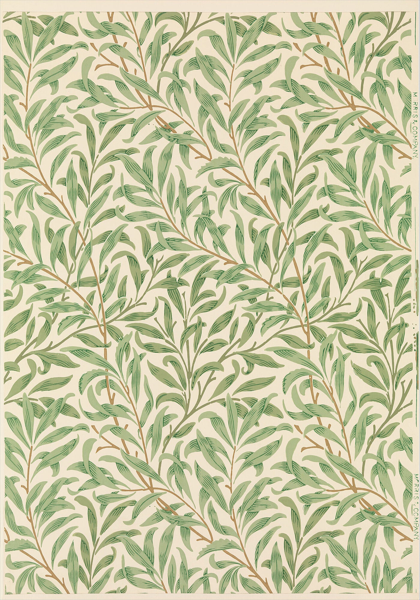 Willow Bough par William Morris en 1887 - Papier d'emballage