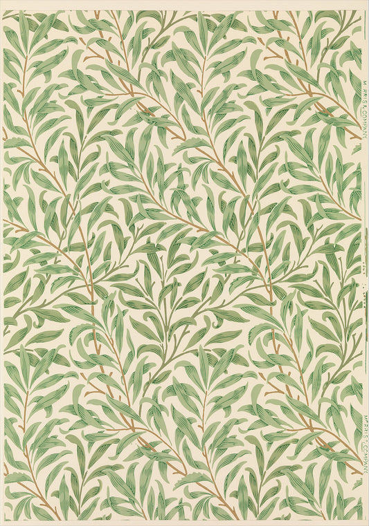 Willow Bough by William Morris in 1887 - Wrapping Paper