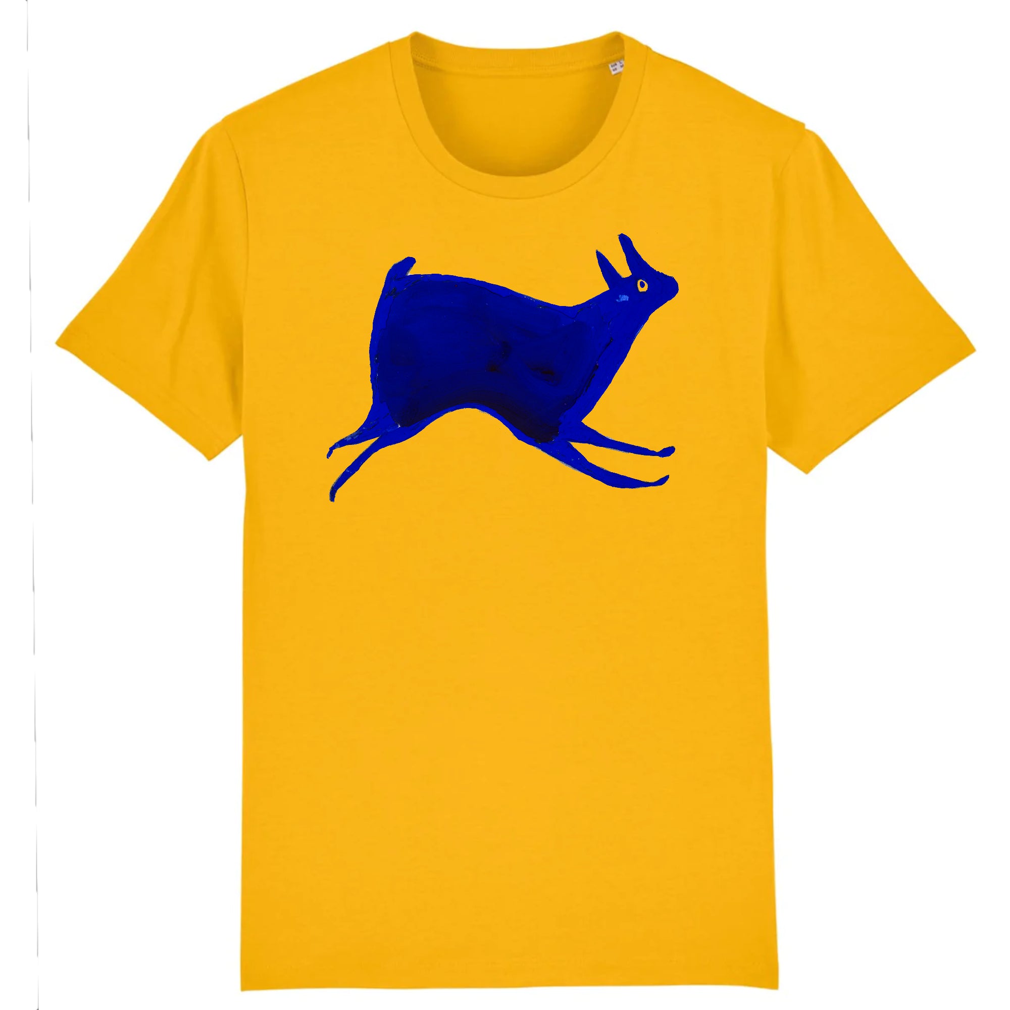 Blue Rabbit by Bill Traylor c.1941 - Organic Cotton T-Shirt