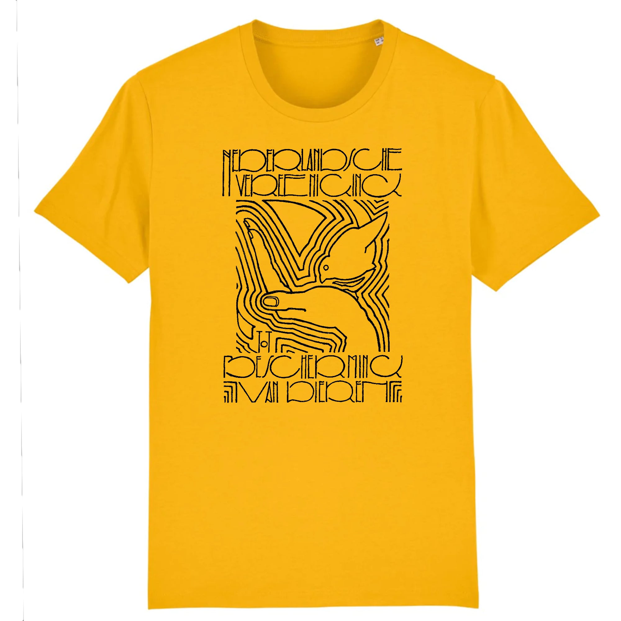 Affiche de l'Association néerlandaise pour la protection des animaux par Reijer Stolk, vers 1920 - T-shirt en coton biologique