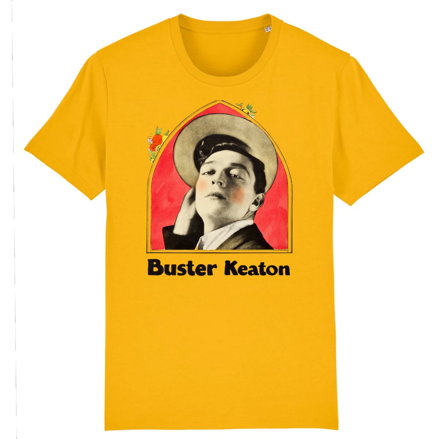 Buster Keaton en Seven Chances 1925 - Camiseta de algodón orgánico