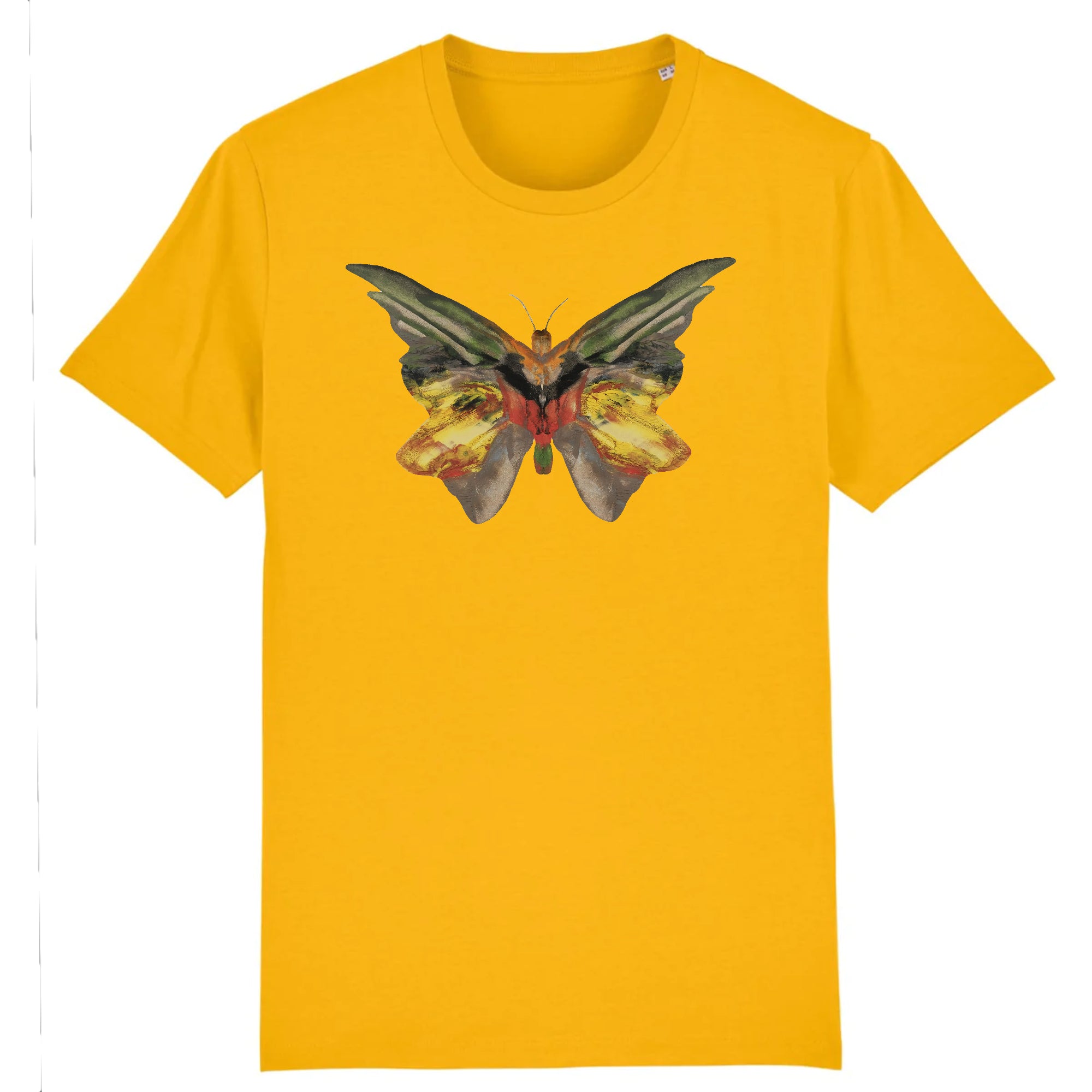 Butterfly 1 by Albert Bierstadt, c.1890 - Organic Cotton T-Shirt
