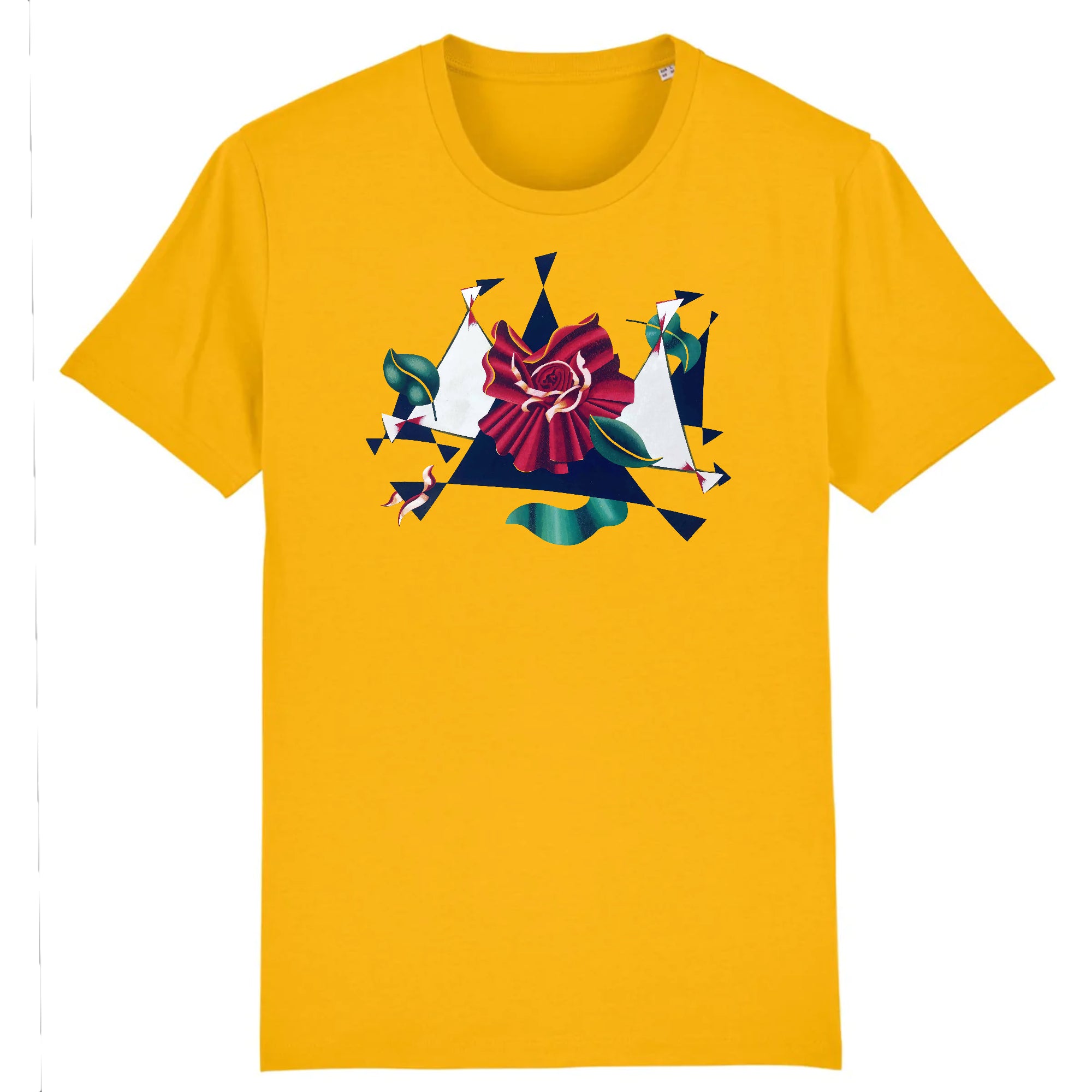 Flower Piece, Rose de Edward Wadsworth, 1945 - Camiseta de algodón orgánico