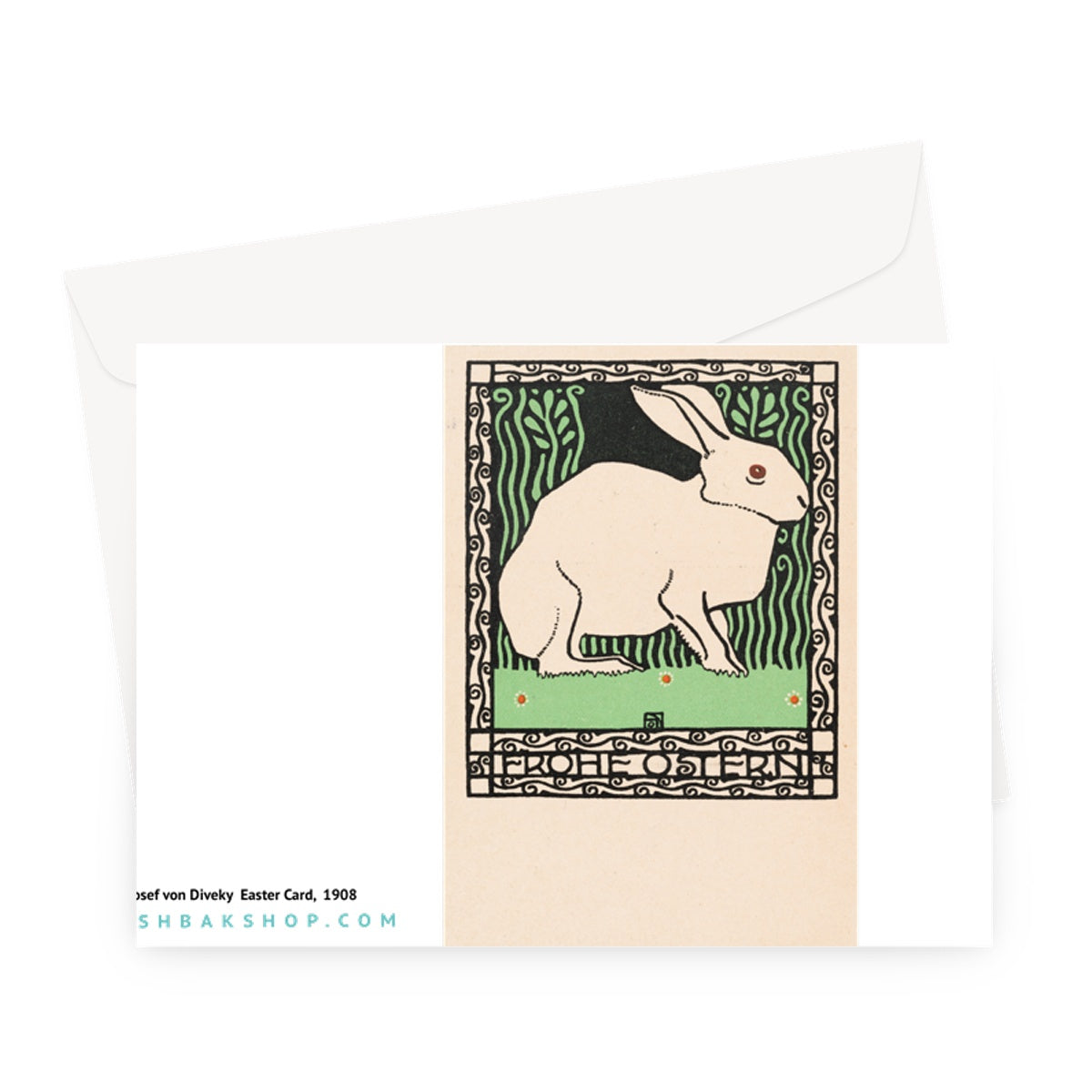 Easter Card by Josef von Diveky, 1908 - Greetings Card