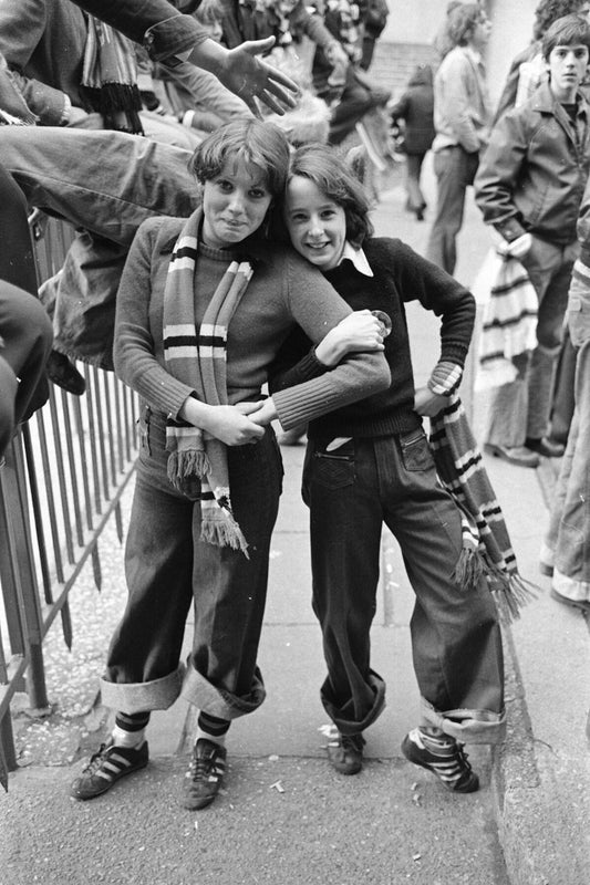 Two Manchester United fans - Alternative Shot - by Iain SP Reid - c. 1976