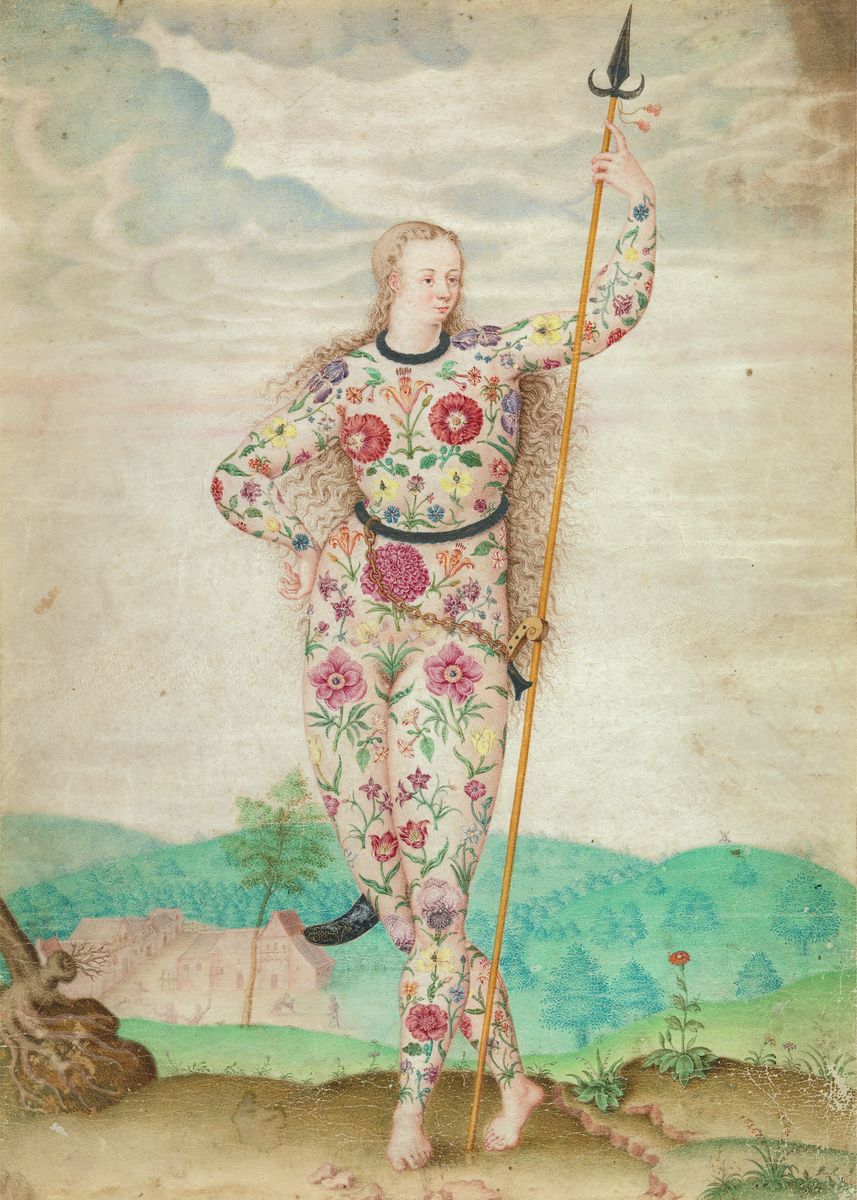 A Young Daughter of the Picts by Jacques Le Moyne de Morgue - c.1585