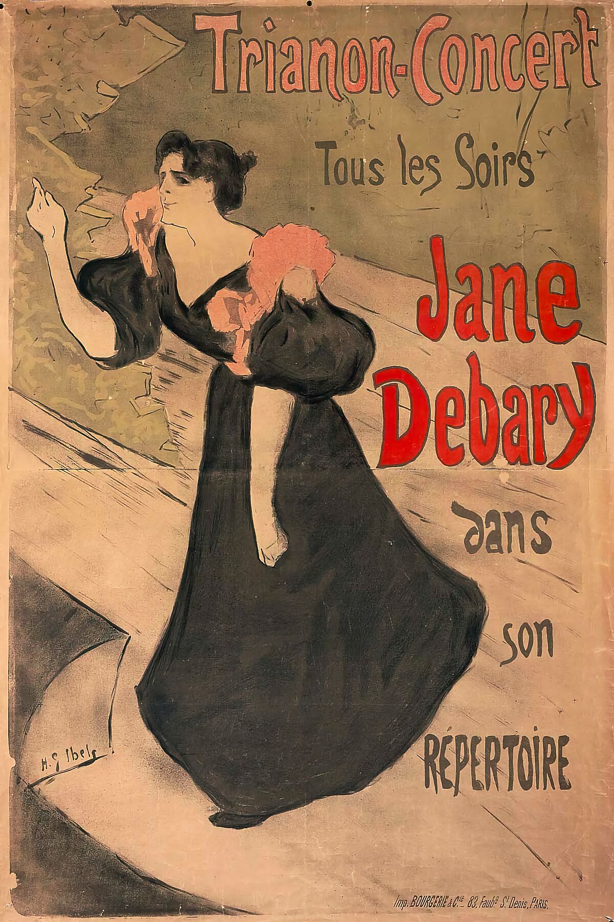 Henri Gabriel Ibels, Jane Debary 1895.
