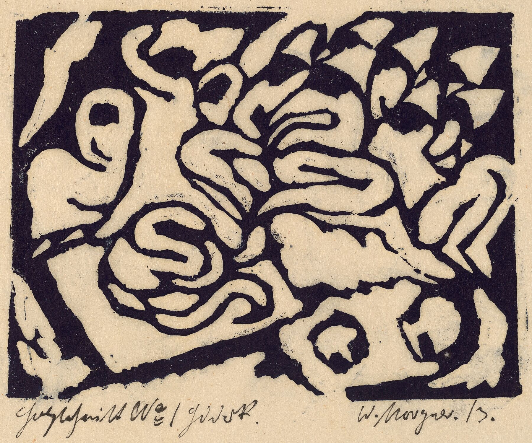 Flagellation by Wilherlm Morgner - 1913