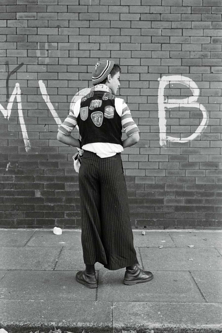 Manchester United Fan with Beanie by Iain S.P. Reid - c. 1976